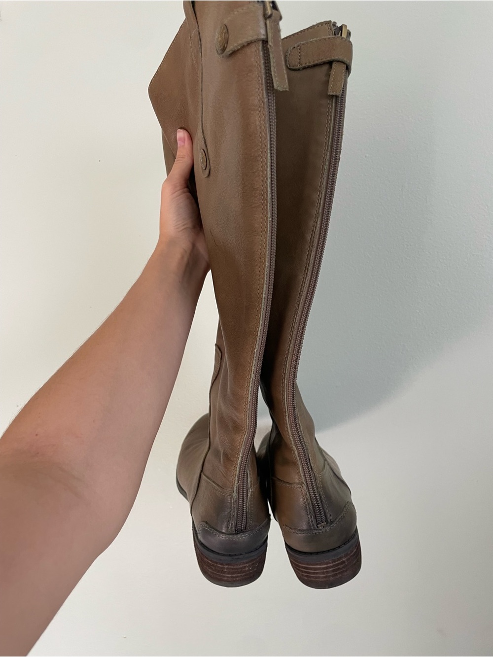 Sam Edelman Penny Brown Leather Boots - Picture 6 of 11